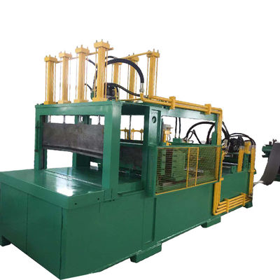 kualitas  Transformer Corrugated Fin Forming Machine Automatic One Decoiler Feeding Sheet pabrik