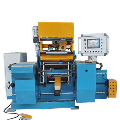kualitas  26rpm Reactor Copper Foil Winding Machine Automatic Cold Pressure Welding pabrik
