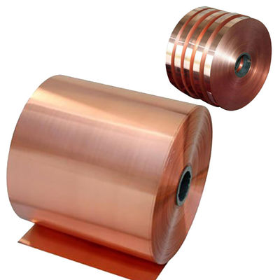 Making Cast Resin Metal Foil Roll Transformer OFC Pure Copper Foil Roll 1000mm