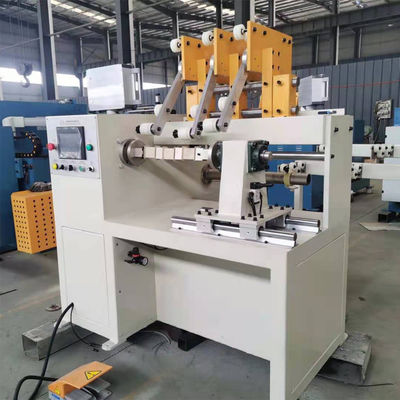 Tiga Kawat Panduan Transformer Coil Winding Machine Otomatis