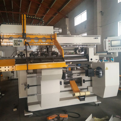 Reaktor Film Listrik Mesin Berliku Tembaga Foil Kontrol PLC Dapat Diprogram