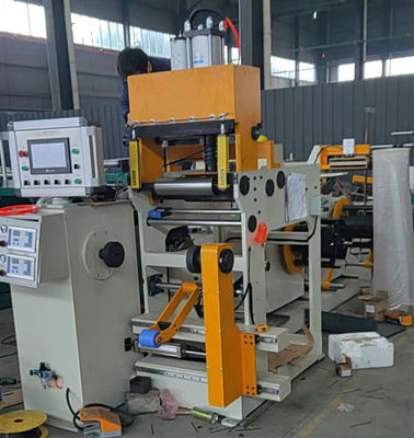 Foil Sheet Winder Dry Transformer Foil Winding Machine Pengelasan Tekanan Dingin