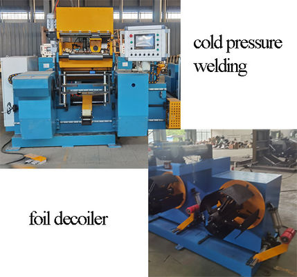 Mesin Berliku Foil Tembaga Tekanan Dingin Membuat Coil Reaktor