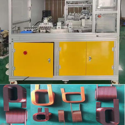 Otomatis Vertikal Coil Winder Flat Wire Coil Winding Machine Otomasi Tinggi