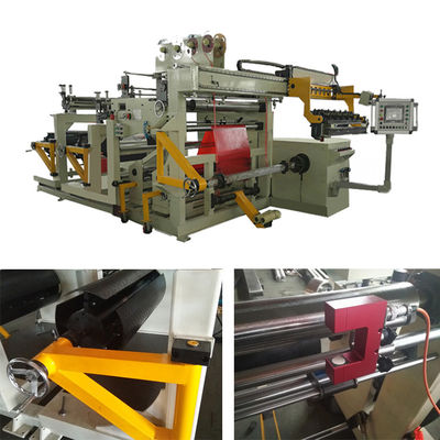 Aluminium Dan Tembaga Foil Winder Dry Transformer Foil Winding Machine Dua Lapisan
