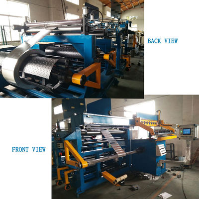 Transformer Copper Foil Winding Machine 0.2 - 3.0mm Ketebalan Foil Winding dan Las