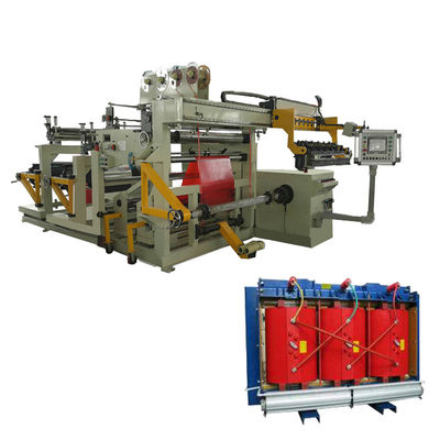 Mesin Penggulung Foil Transformer Garing Dua Lapisan Penggulung Lembar Tembaga