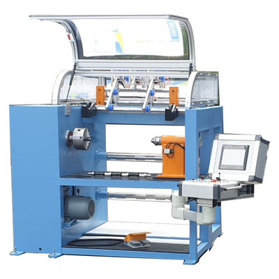 Transformator Horizontal Winding Winder PLC Control Otomatis Coil Winding Mesin