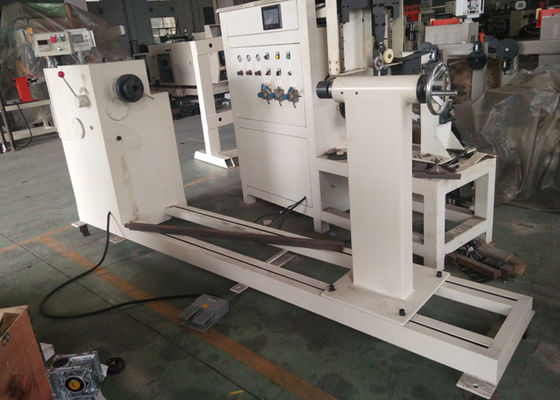 Praktis Semi Otomatis Minyak Merendam Transformer Coil Winding Machine Dengan 40x40mm Winding Shaft Dan 0 200rpm Kecepatan Winding