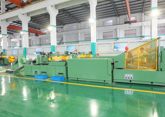 Otomatis Potong Ke Panjang Line Langkah Lap Transformer Core Cutting Machine