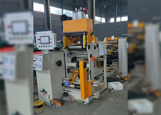 Konduktor Foil Film Winder Mesin Penggulung Foil Transformer Otomatis