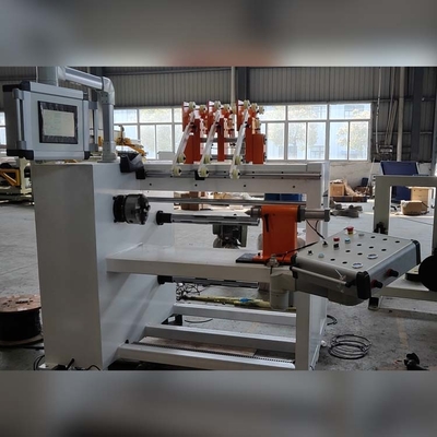Peralatan Winder CNC Tiga Kepala Mesin Winding Koil Otomatis