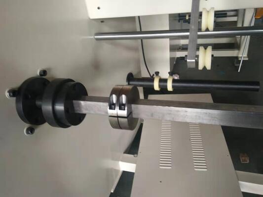 Mesin Penggulung Koil Transformer Otomatis dengan Motor 7.5KW, Kecepatan 0 ~ 90 RPM, dan Sistem Kontrol PLC