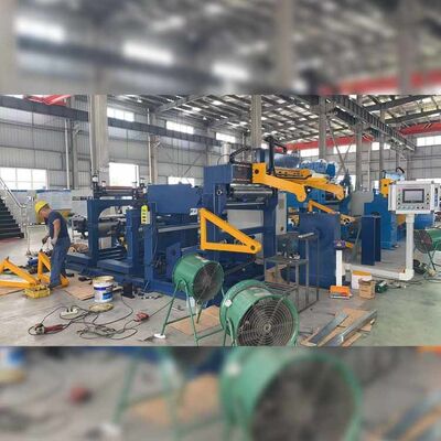 Mesin Penggulung Foil Transformer dengan Motor Penggulung 15kW, Diameter Decoiler 480-520mm, dan Pilihan Warna Mesin