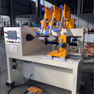 Transformer Coil Winding Machine dengan 4KW Motor 40x40mm Shaft untuk 3 finished Coils CNC Operasi Otomatis