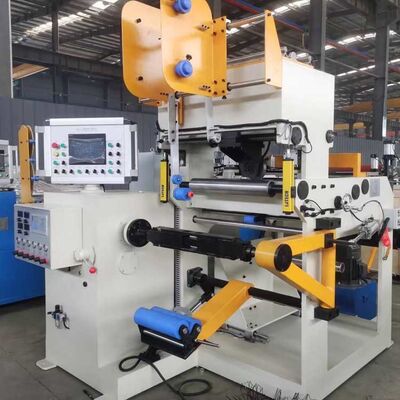 Mesin Penggulung Foil Trafo dengan ID Konduktor Foil 500mm, Kecepatan Penggulungan 26 rpm, dan Konduktor Tembaga atau Aluminium untuk Aplikasi Industri