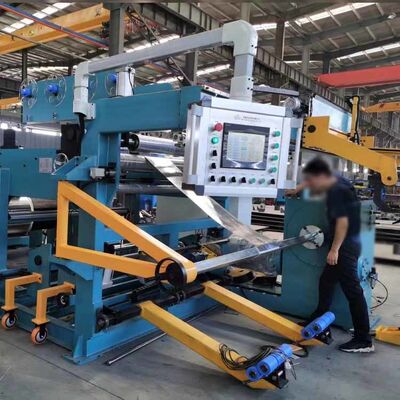 Transformer Foil Winding Machine dengan 22kW Winding Power, 0-18 RPM Speed Range dan 2 Set Unit Deburring untuk Precision Winding