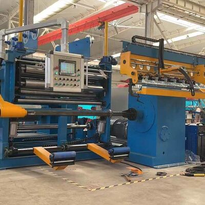 Mesin Penggulung Foil Trafo dengan Kecepatan 0 hingga 16 Rpm dan Kontrol Tegangan Pneumatik untuk Foil Tembaga dan Aluminium dengan Garansi 12 Bulan