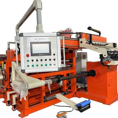 Transformer Foil Winding Machine dengan TIG Welding, 22kw Winding Power, dan Two Piece Decoiler untuk produksi Foil Coil