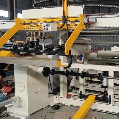 Mesin Penggulung Foil Transformer dengan Decoiler Dua Bagian, Pengelasan TIG, dan Daya Penggulung 22kw untuk Pengolahan Bahan yang Efisien