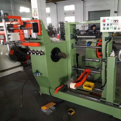 Mesin Penggulung Foil Transformer dengan Kecepatan Penggulung yang Konsisten, Pengelasan TIG, dan Decoilers Dual