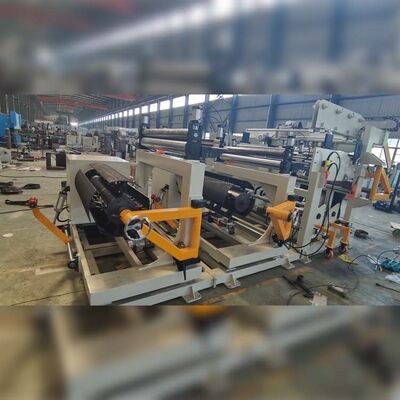 Mesin Penggulung Foil Transformator dengan Daya Penggulungan 22kw, Mode Pengelasan TIG, dan Dua Decoiler untuk Produksi yang Efisien