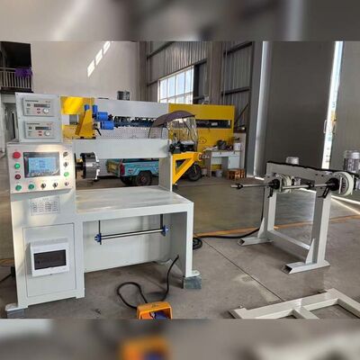 Mesin Penggulung Koil Transformer Otomatis dengan Lebar Penggulung Maksimum 500mm dan Servo Motor 0,75KW dengan 4-Jaw Chuck Head Stock