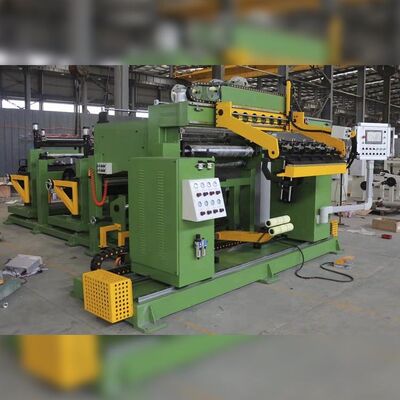 Mesin Penggulung Foil Otomatis dengan Daya Penggulung 22kw untuk Foil Cu 0,2-2,0mm dan Sistem Kontrol PLC