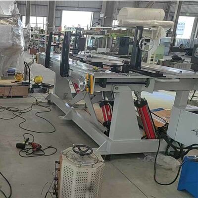 Tugas berat 5000kg Kapasitas beban Transformer Core Stacking Table dengan 90° tilt Angle dan 500mm Platform Stroke