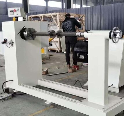 Mesin Semi Otomatis Transformer Coil Winding dengan kapasitas 2000kg dan Digital Turn Counter