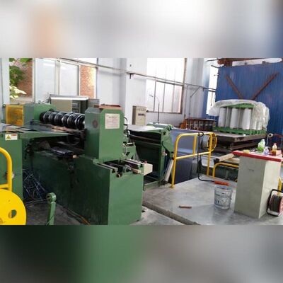 High-precision Silicon Steel Slitter dengan ±0,1mm Keakuratan pemotongan 120 m/min Kecepatan makan dan kapasitas bobot bobot 5000 kg
