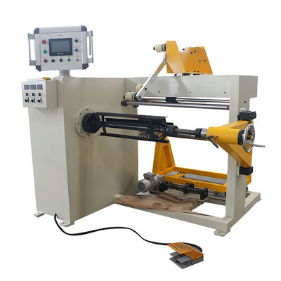800mm Lebar Winding Otomatis Coil Winding Machine dengan kontrol PLC untuk Tembaga & Aluminium Wire