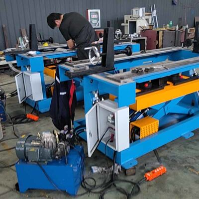 Meja Penumpuk Inti Trafo Amorf Hidrolik ZPT-3T dengan Kapasitas 3000kg dan Fungsi Putar 90° Ditenagai oleh Motor 2.2KW