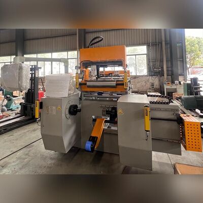 BRJ400-2-2 Automatic Cold Welding Reactor Copper Foil Winding Machine with Dual Foil Decoiler and PLC Control