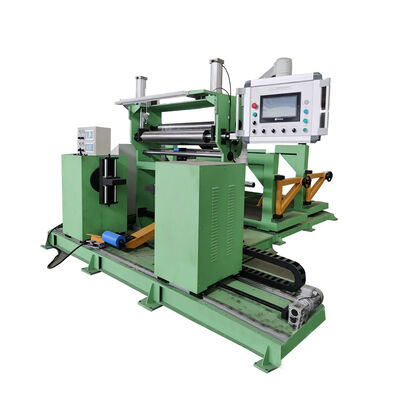Dual Unwinder Reactor Foil Winding Machine with Direct Core Clamping and Photoelectric Edge Tracking for Copper and Aluminium Coils