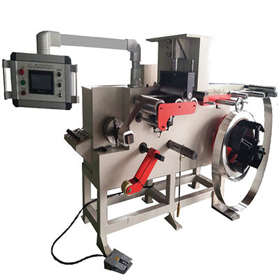 Cantilever Transformer Foil Coil Winding Machine Tembaga Strip Winder