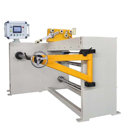 Panjang Transversal 1200mm Transformer Coil Winding Machine Penggulung Kawat Bulat Datar