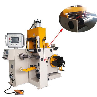 Tembaga Aluminium Strip Winder Kecil Transformer Winding Machine Cold Welding