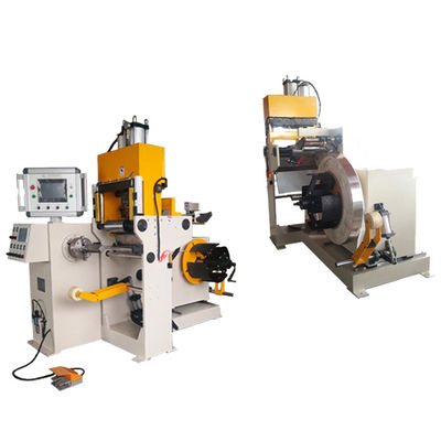 Otomatis Cold Press Welding Conductor Copper Foil Winding Machine