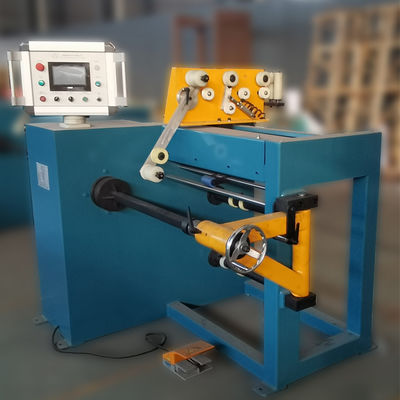 Kawat Tembaga Auto Coil Winding Machine Untuk Membuat Transformer Flat Wire