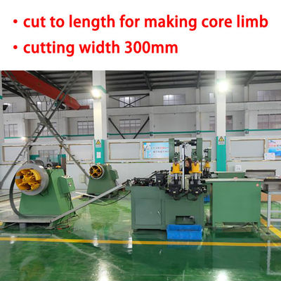 CRGO Silicon Steel Transformer Core Cutting Machine 14kw Untuk Membuat Core Limb