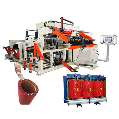 Tembaga Foil Cast Resin Transformer Winder Machine Pengelasan TIG Otomatis