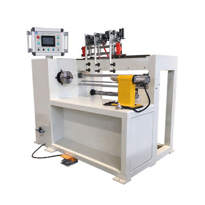 Three Heads Wire Coil Winder Dengan Sistem Kontrol PLC