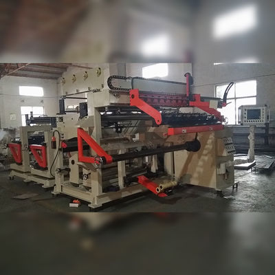 Kontrol PLC Tembaga Aluminium Foil Winding Machine TIG Welding