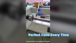 mesin penggulung kumparan transformator otomatis